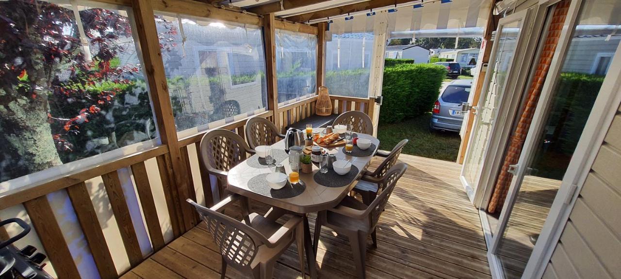 Mobilhome 2Ch Climatise-Terrasse Fermee-4 Velos-Camping 4 Etoiles Les Charmettes Les Mathes Eksteriør billede