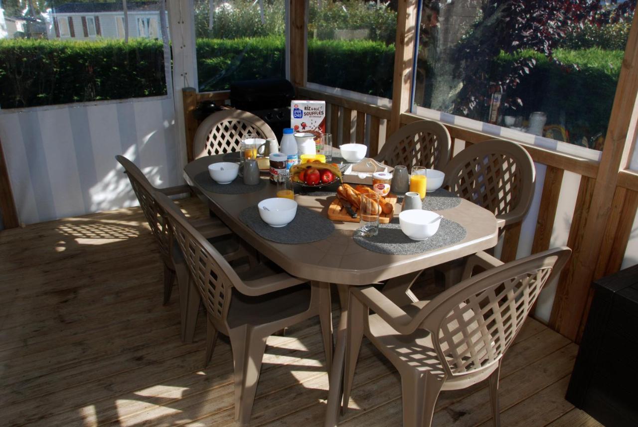 Mobilhome 2Ch Climatise-Terrasse Fermee-4 Velos-Camping 4 Etoiles Les Charmettes Les Mathes Eksteriør billede