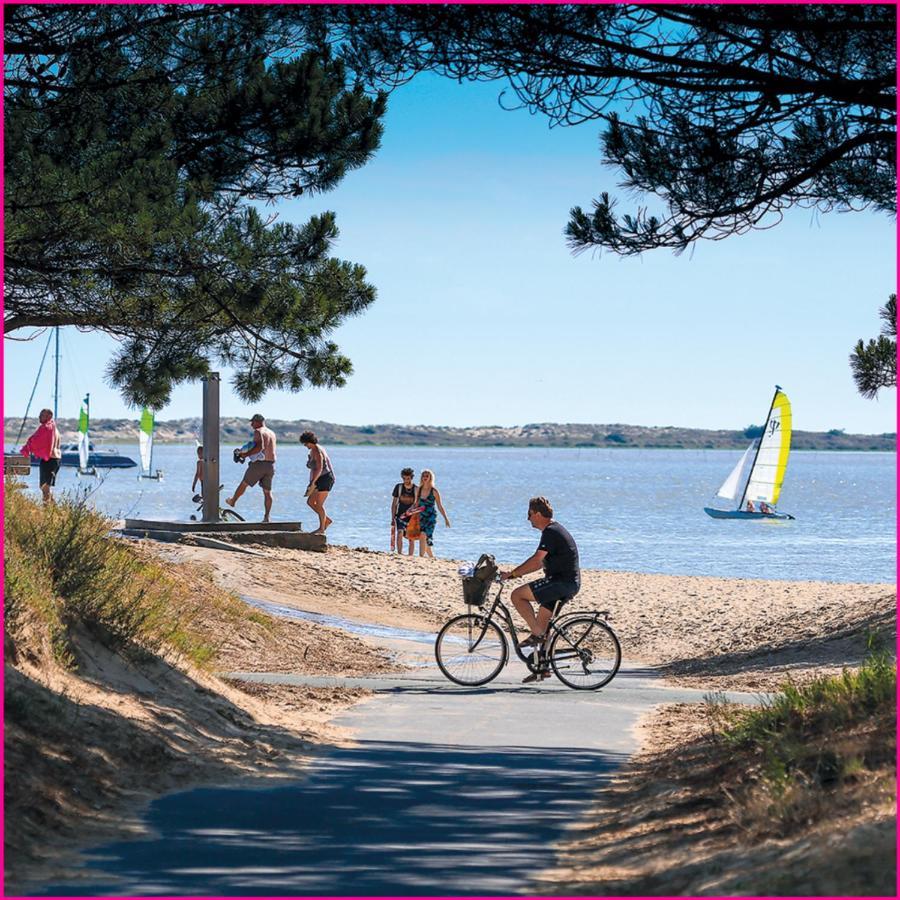 Mobilhome 2Ch Climatise-Terrasse Fermee-4 Velos-Camping 4 Etoiles Les Charmettes Les Mathes Eksteriør billede