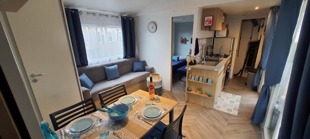 Mobilhome 2Ch Climatise-Terrasse Fermee-4 Velos-Camping 4 Etoiles Les Charmettes Les Mathes Eksteriør billede
